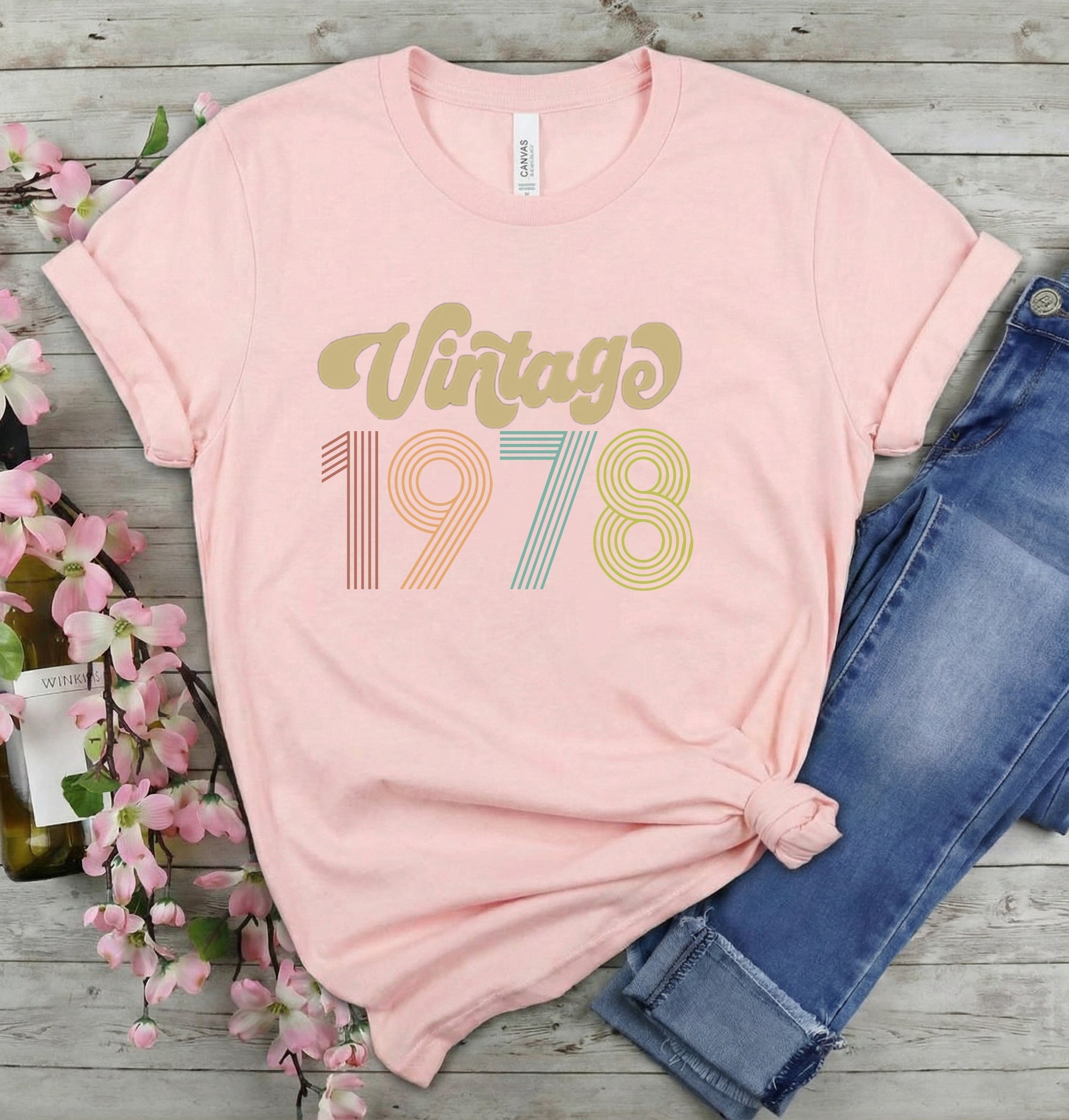 T-Shirt zum 47. Geburtstag (1978) 