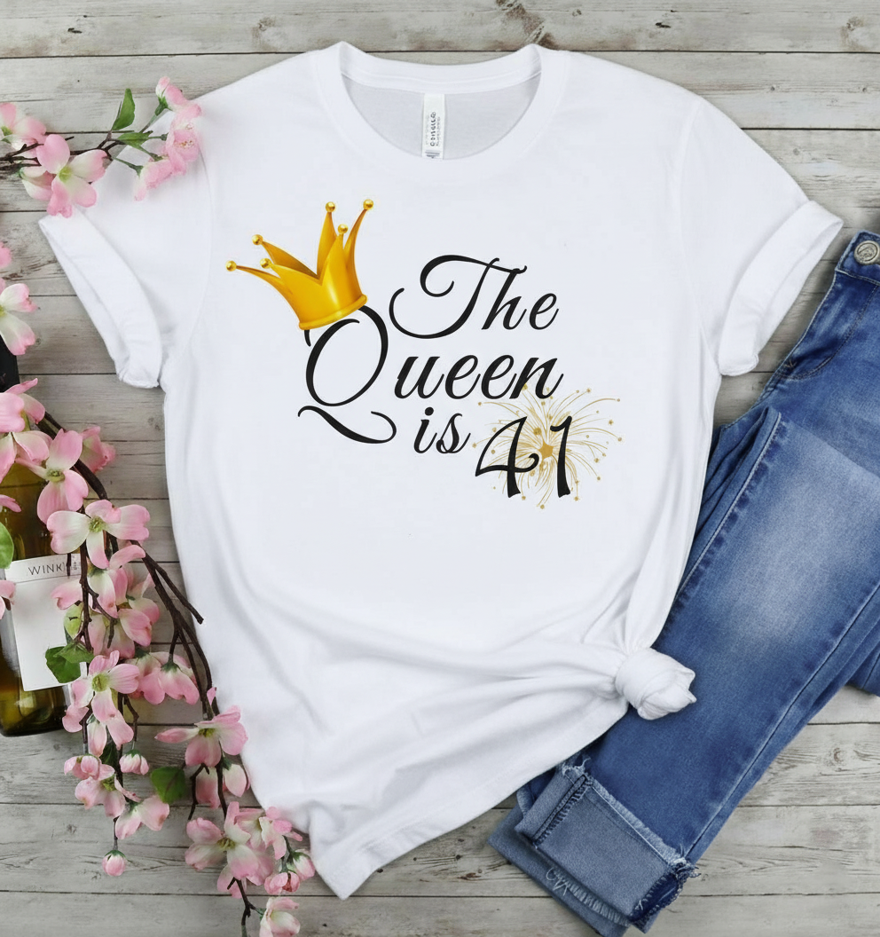 Queen is 41 Birthday shirt