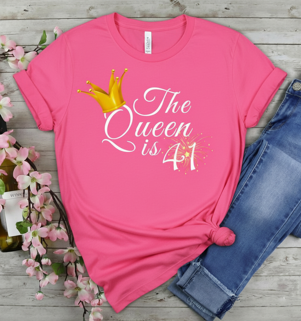 Queen is 41 Birthday shirt