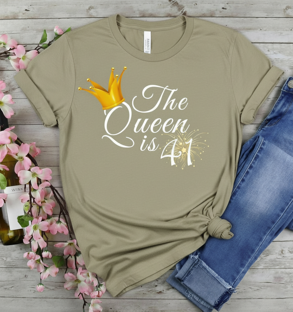 Queen is 41 Birthday shirt