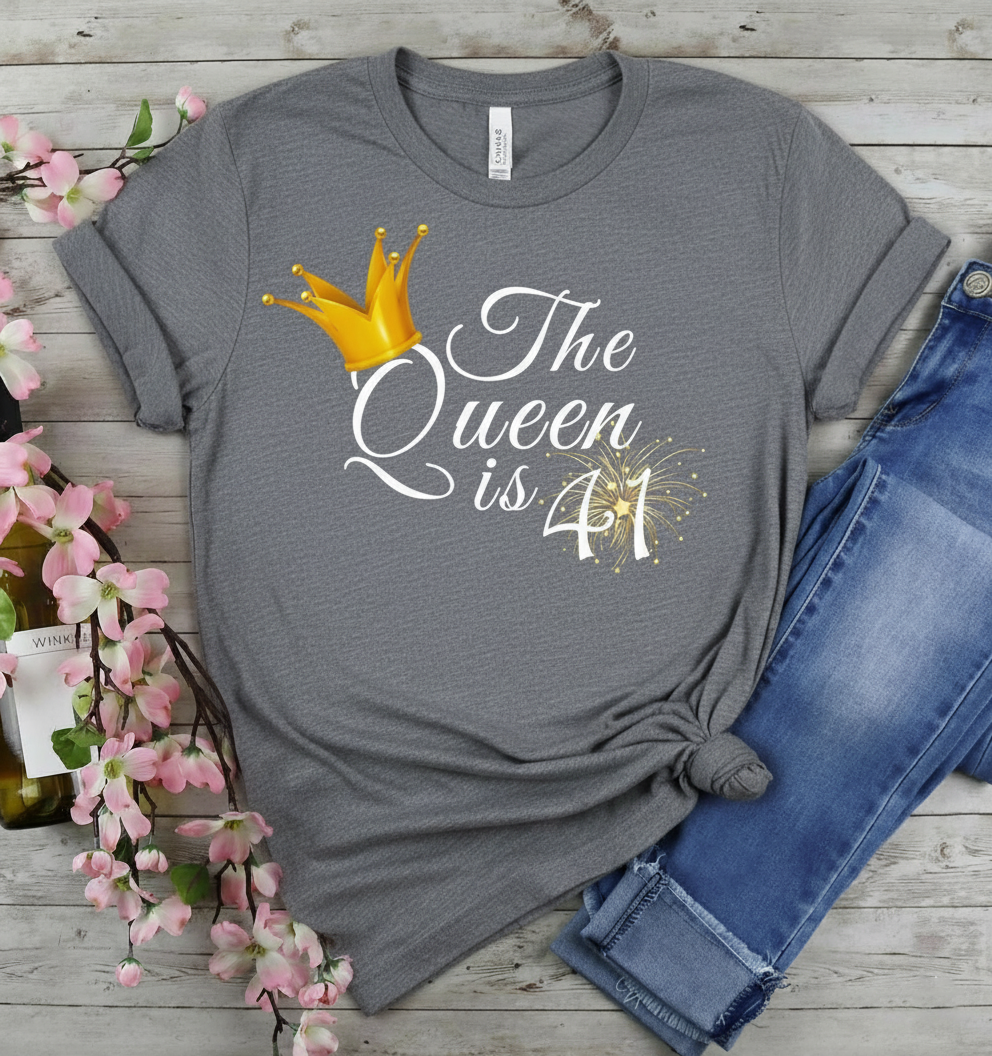 Queen is 41 Birthday shirt