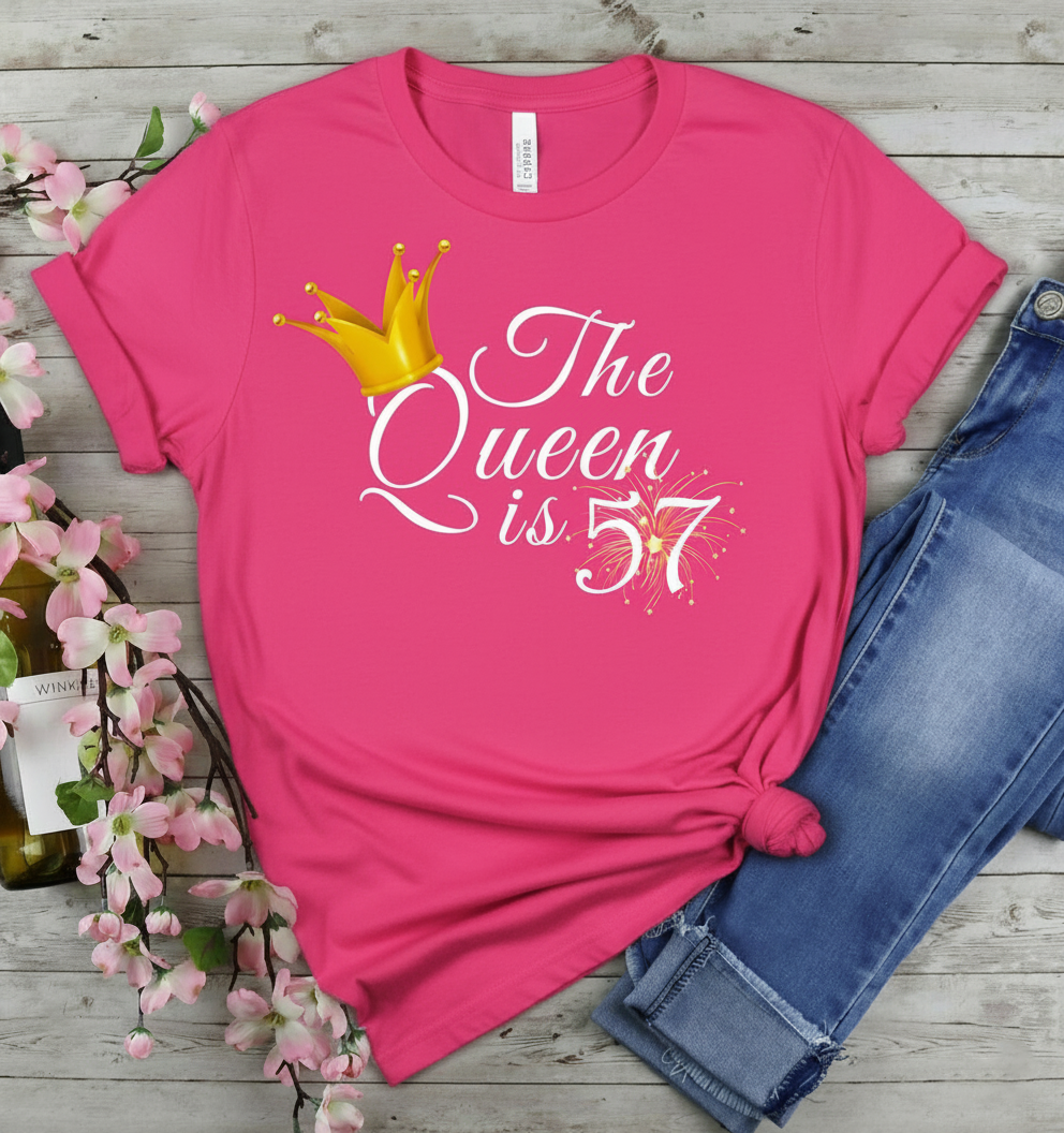 Queen ist 57 Geburtstagsshirt