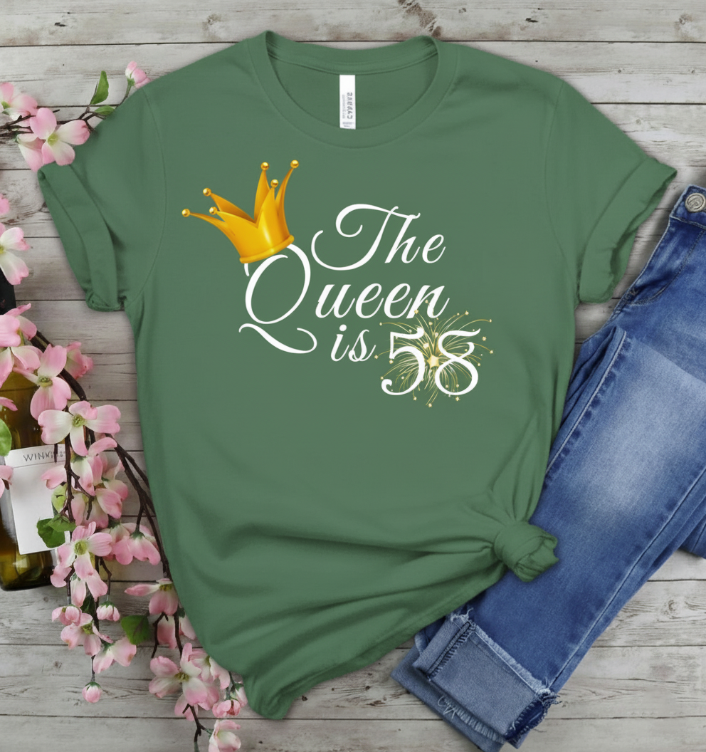 Queen is 58 Birthday shirt