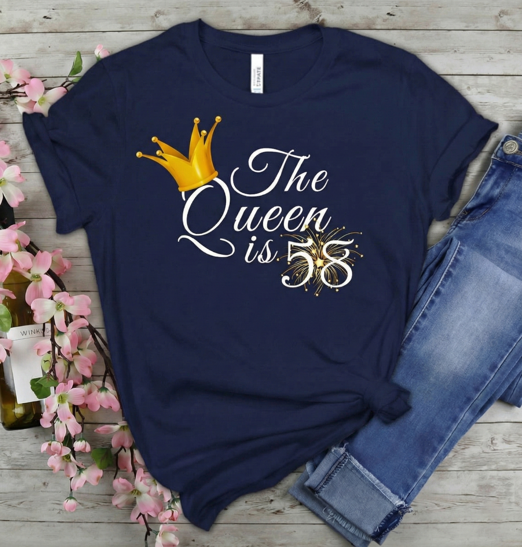 Queen is 58 Birthday shirt