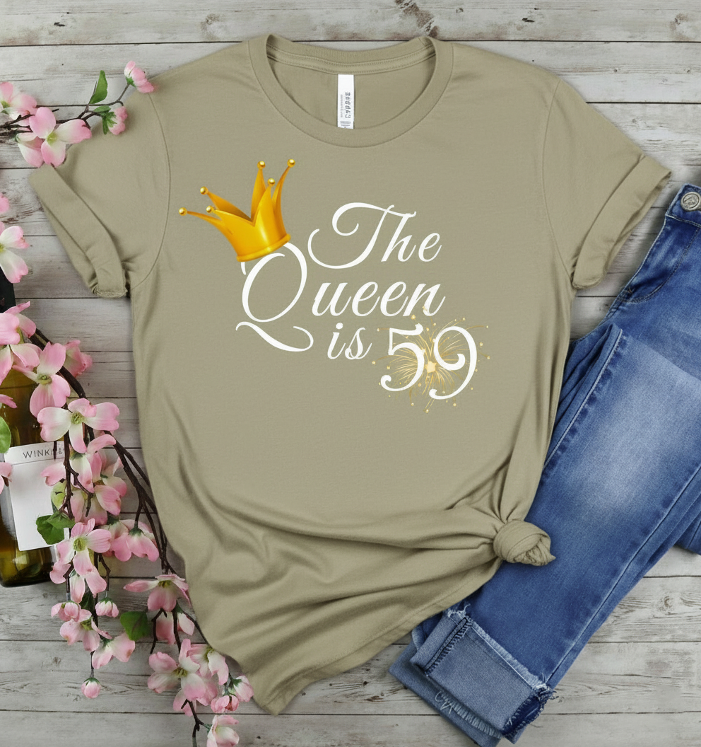 Queen ist 59 Geburtstagsshirt 