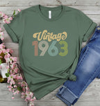 T-Shirt zum 62. Geburtstag (Jahrgang 1963) 