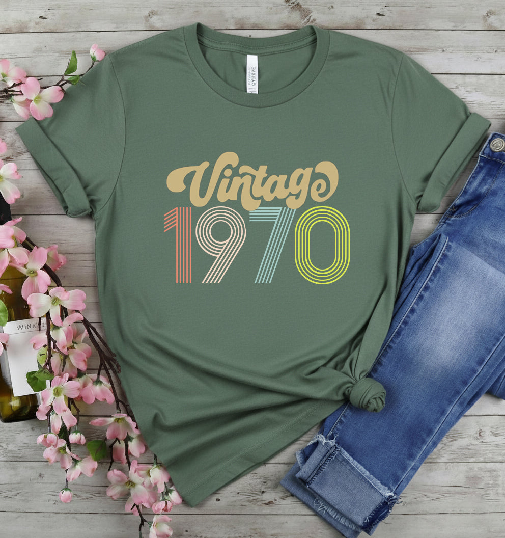 56th Birthday Shirt Vintage 1970