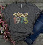51st Birthday Shirt Vintage 1975