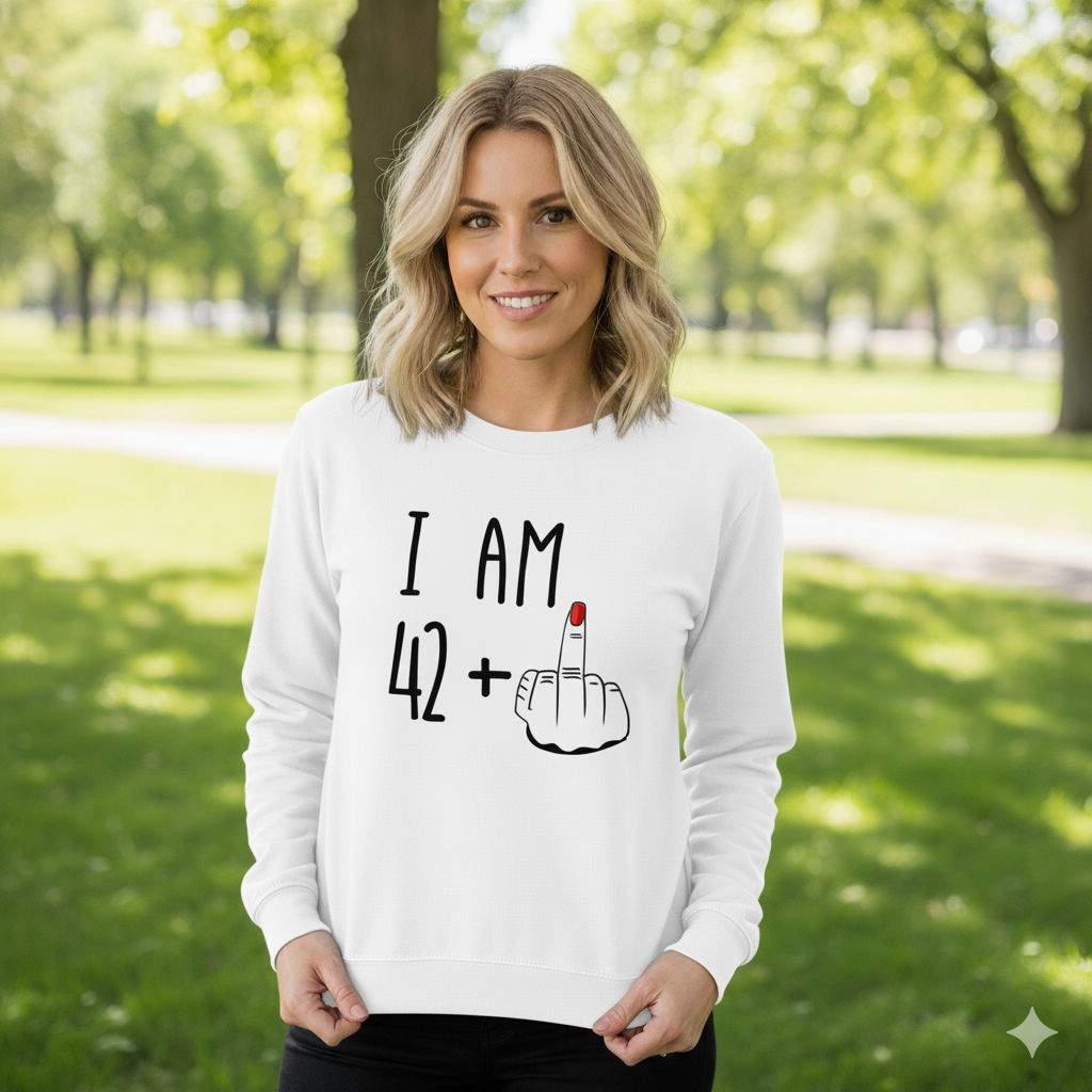 Sweatshirt zum 43. Geburtstag für Damen