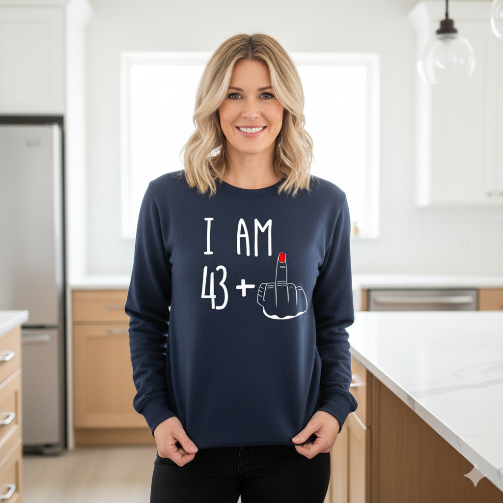 Sweatshirt zum 44. Geburtstag für Damen
