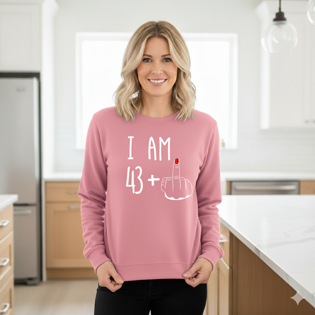 Sweatshirt zum 44. Geburtstag für Damen