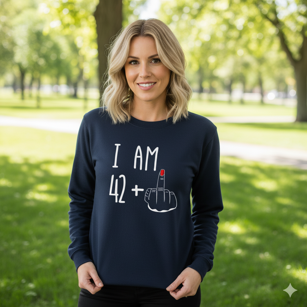 Sweatshirt zum 43. Geburtstag für Damen
